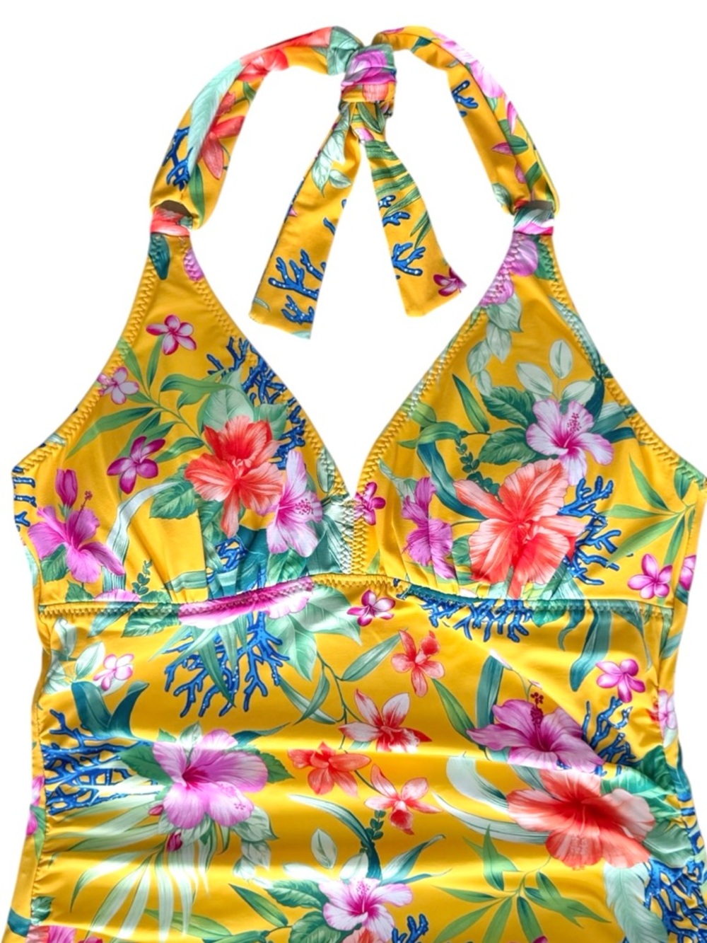 Tommy Bahama Isola Vita Reversible Halter Tankini Top - Picture 7 of 15